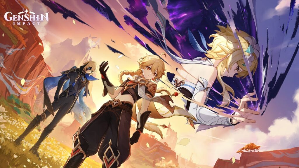 najlepsze darmowe gry na PC - gameplay Genshin Impact